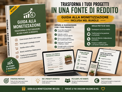 +100 PROGETTI IN LEGNO (3 BONUS INCLUSI)